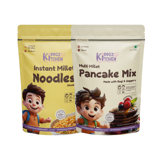 Instant Millet Noodles & Millet Pancake Mix  – 420g (120g + 300g)