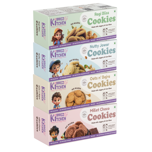 Ragi Bliss, Nutty Jowar, Oats n’ Bajra & Millet Choco – 400g (4x100g)