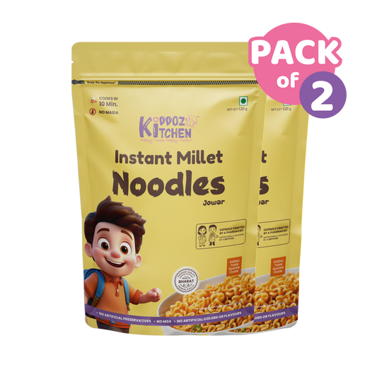 Instant Healthy Millet Noodles | Jowar Pack of 2 - 240g (2x120g)