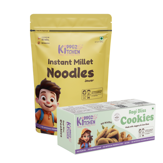Instant Millet Noodles & Ragi Bliss Cookies - 220g (120g + 100g)