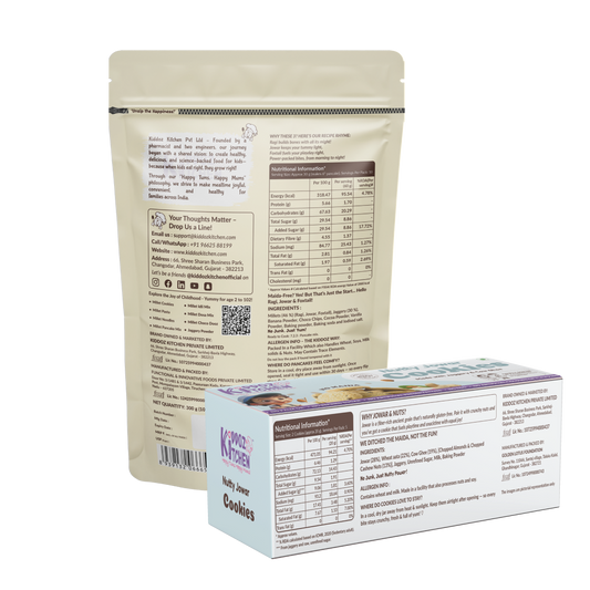 Millet Pancake Mix & Nutty Jowar Cookies Combo - 400g (300g+100g)