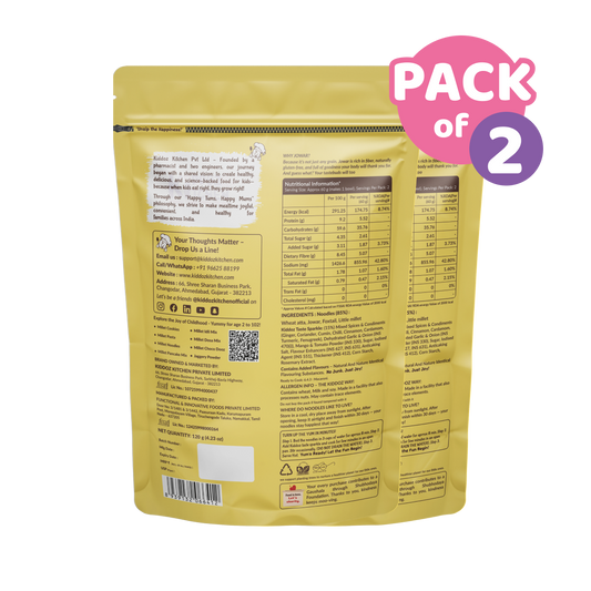 Instant Healthy Millet Noodles | Jowar Pack of 2 - 240g (2x120g)