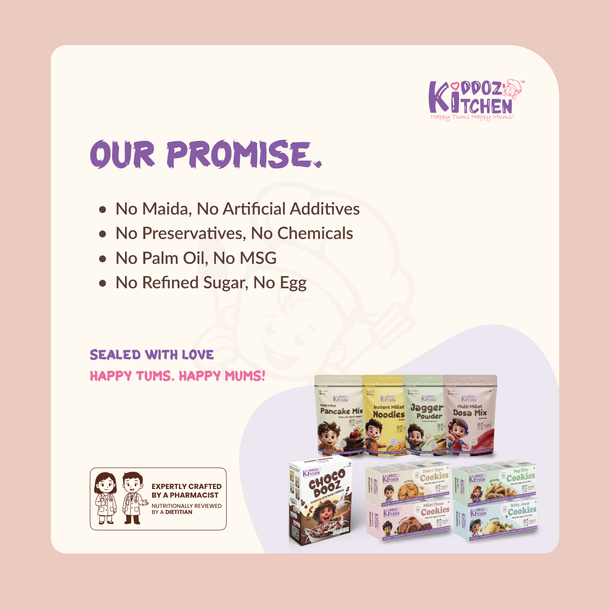 Multi Millet Dosa Mix – Beetroot (300g)