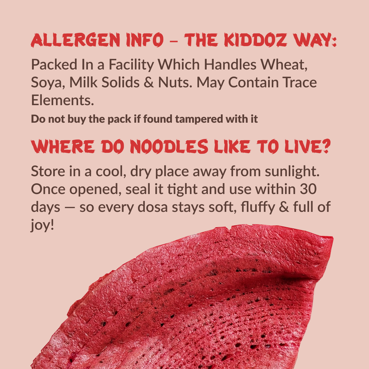 Multi Millet Dosa Mix – Beetroot (300g)