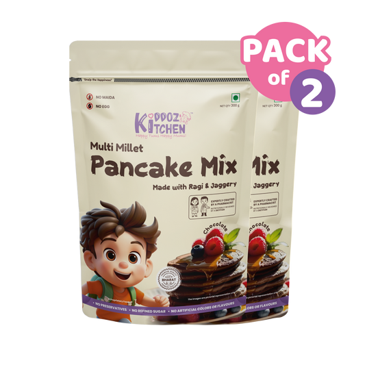 Multi Millet Pancake Mix – Chocolate Pack of 2- 600g (2x300g)