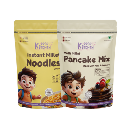 Instant Millet Noodles & Millet Pancake Mix  – 420g (120g + 300g)