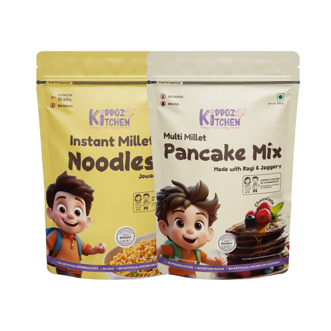 Instant Millet Noodles & Millet Pancake Mix  – 420g (120g + 300g)