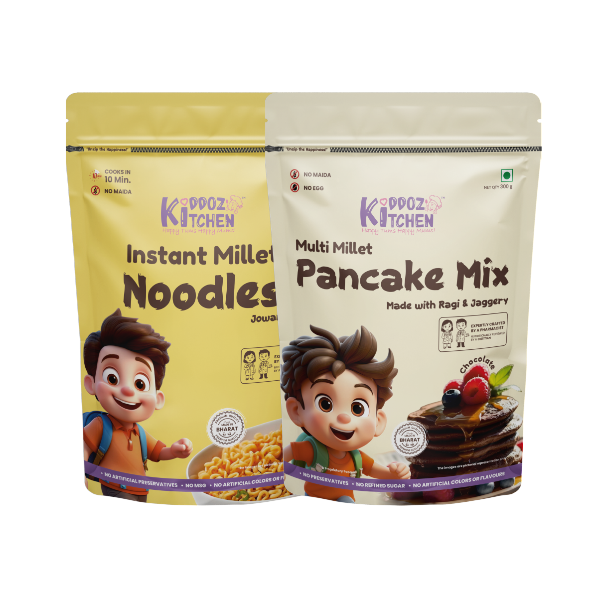 Instant Millet Noodles & Millet Pancake Mix  – 420g (120g + 300g)
