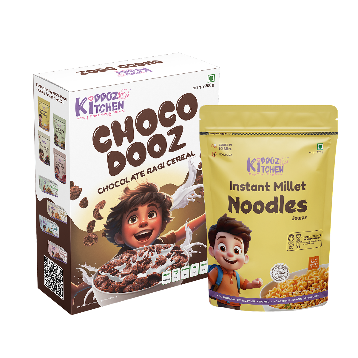 Choco Dooz & Instant Millet Noodles Combo - 320g (200g+120)