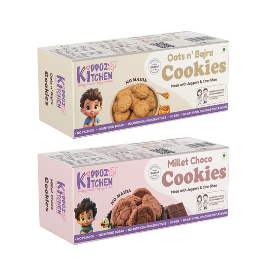 Oats n’ Bajra & Millet Choco Cookies Combo Pack – 200g (2x100g)