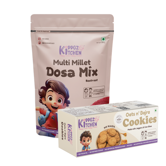 Millet Dosa Mix & Oats n’ Bajra Cookies Combo Pack of 2 (400g)