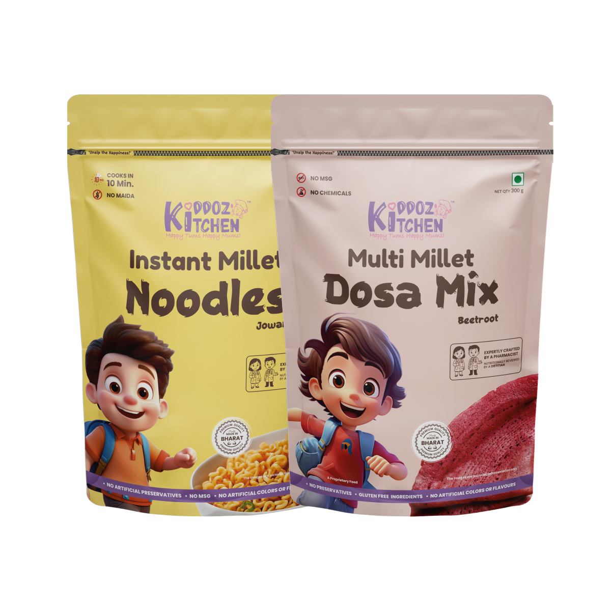 Instant Millet Noodles & Millet Dosa Mix Combo-320g (120 g + 200 g)