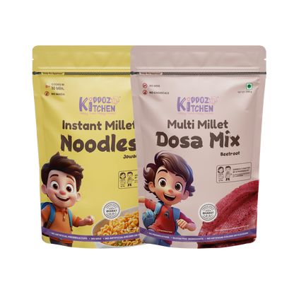 Instant Millet Noodles & Millet Dosa Mix Combo-420g (120g + 300g)
