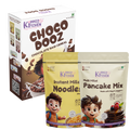 Instant Millet Noodles & Millet Pancake Mix & Ragi Choco Dooz (Ragi Cereal)– 620g (120g + 300g + 200g)