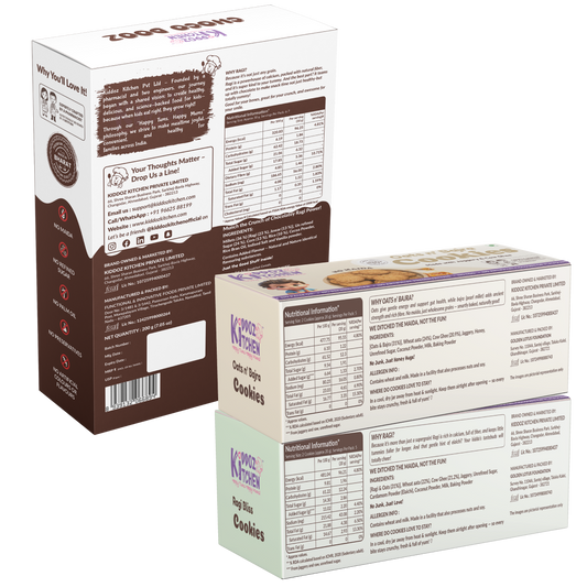 Choco Dooz & Oats n’ Bajra & Ragi Bliss Cookies Pack of 3 (400g)