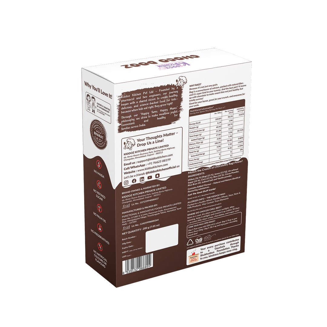 Ragi Choco Dooz – Chocolate Ragi Cereal (200g)