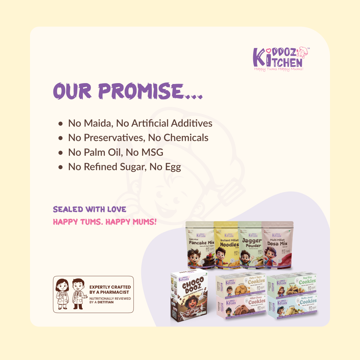 Millet Pancake Mix & Nutty Jowar Cookies Combo - 400g (300g+100g)