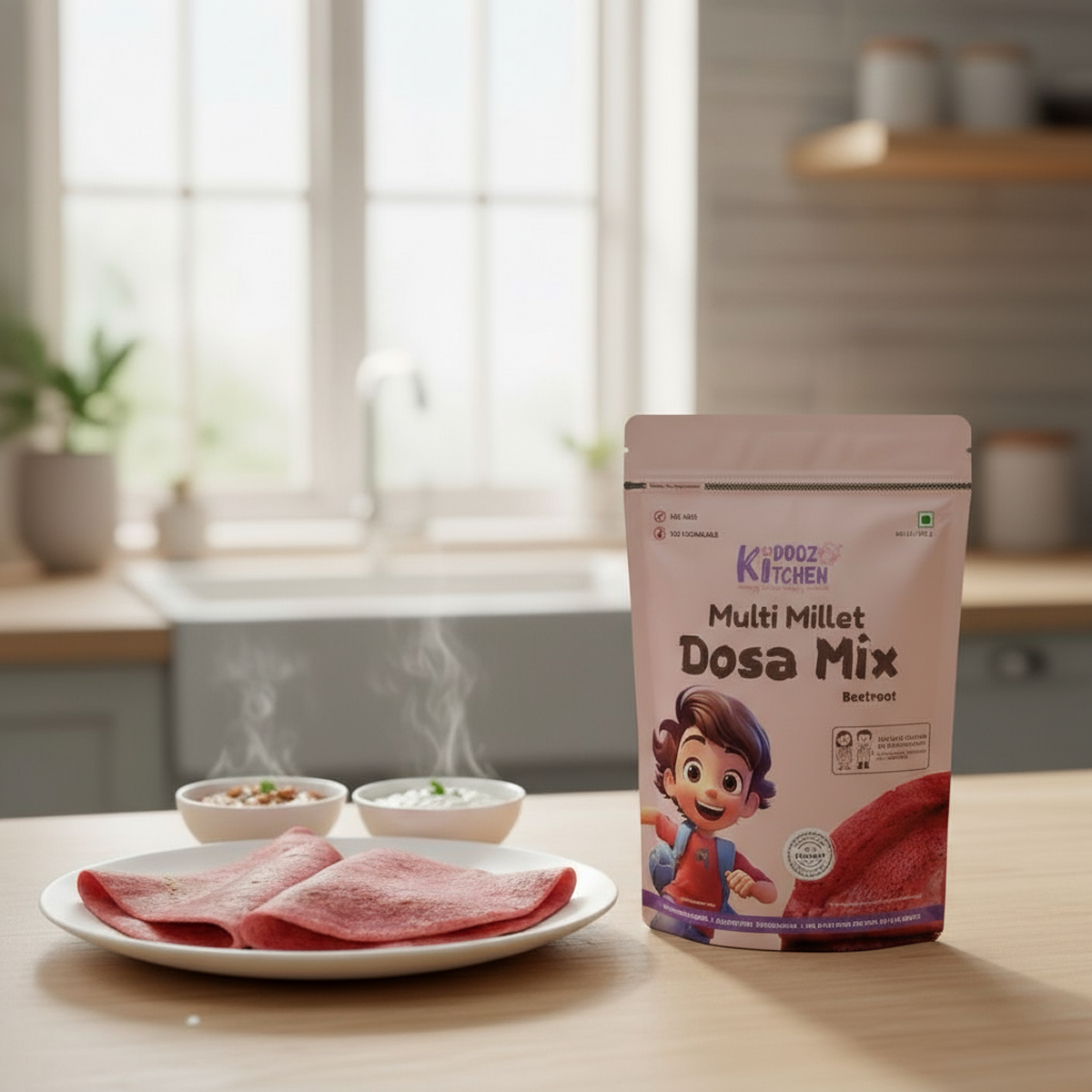 Multi Millet Dosa Mix – Beetroot (300g)
