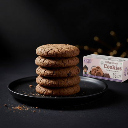 Multi Millet Chocolate Healthy Cookies Pack of 3- 300g (3x100g)