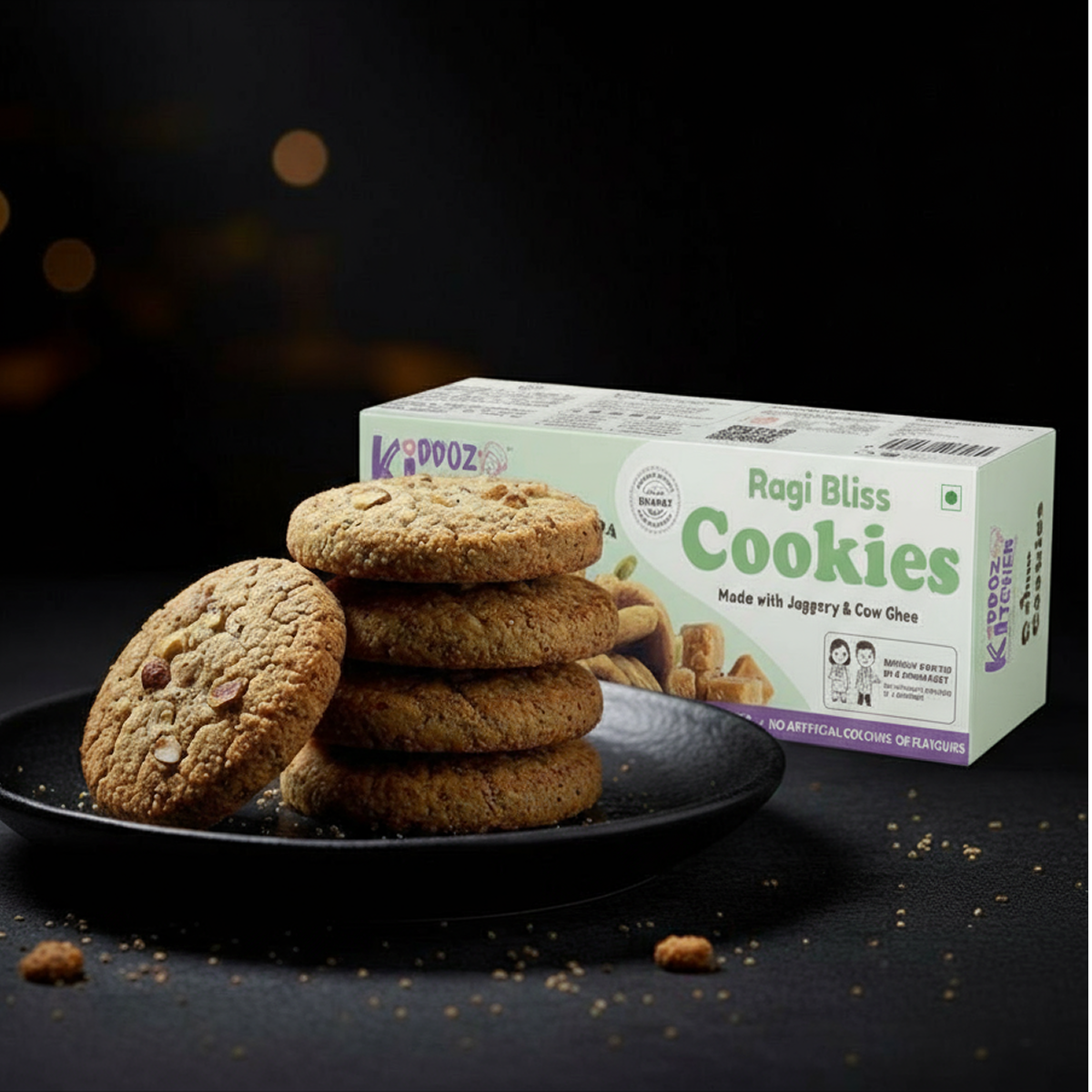 Ragi Bliss Millet Healthy Cookies Pack of 3- 300g (3x100g)