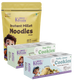 Instant Millet Noodles, Ragi Bliss Cookies & Nutty Jowar cookies - 320g (120g + 100g + 100g)