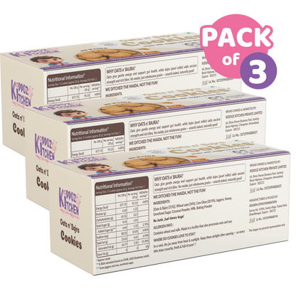 Oats n' Bajra Healthy Millet Cookies Pack of 3- 300g (3x100g)