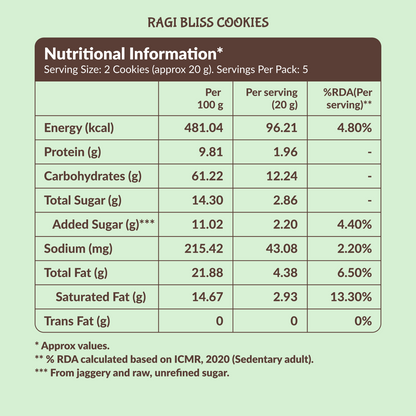 Instant Millet Noodles, Ragi Bliss Cookies & Nutty Jowar cookies - 320g (120g + 100g + 100g)