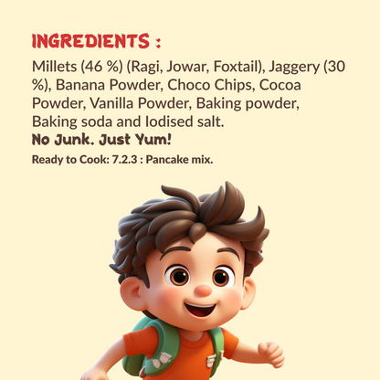 Multi Millet Pancake Mix – Chocolate 300g