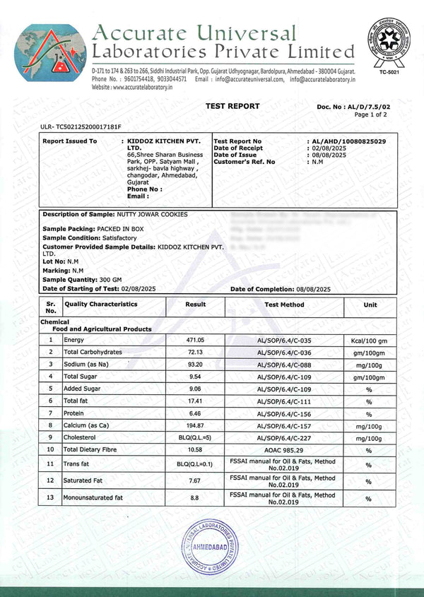 Nutty Jowar Cookies — Page 1